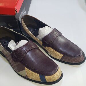Montique Int. Mens Multi Color Prom Wedding Dress Loafers Shoes - Size 13